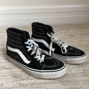black high top vans